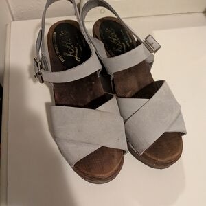 Lotta From Stockholm Stylish Gray Clog Sandals